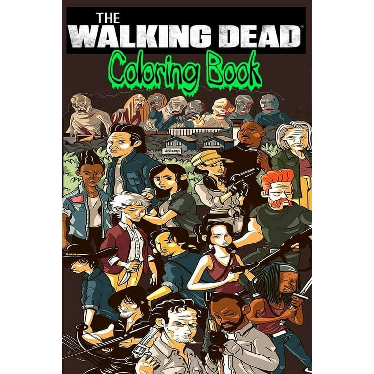 walking dead coloring book