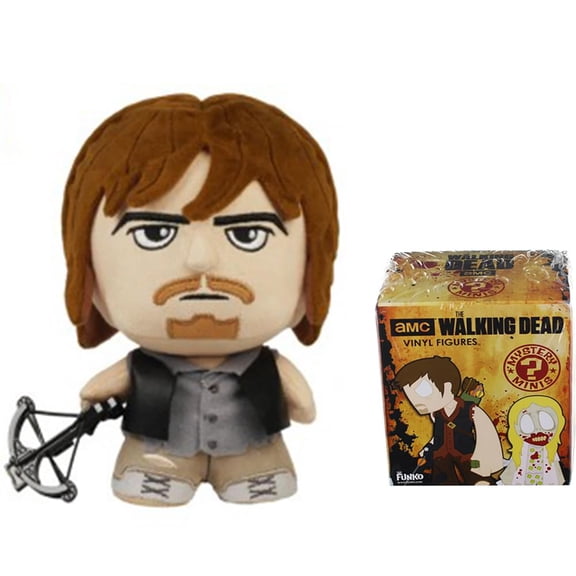 The Walking Dead Daryl Dixon Fabrikations Plush & Random Mystery Mini Set