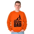 thumbnail image 1 of The Walking Dead Mens Crewneck Pullover Sweat Shirt Walking Dead Dad Zombie Greatest Father Day, 1 of 1