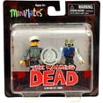 thumbnail image 1 of The Walking Dead Minimates Series 3 Glenn & Vest Zombie Minifigure 2-Pack, 1 of 1