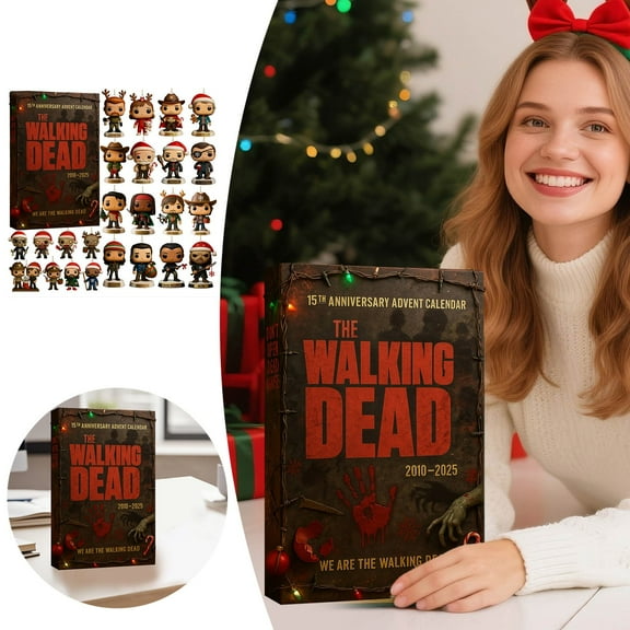 The Walking Dead Official Countdown Mystery Collectible Action Figures with Apocalypse Gear for Fans Collectors Zombie Theme