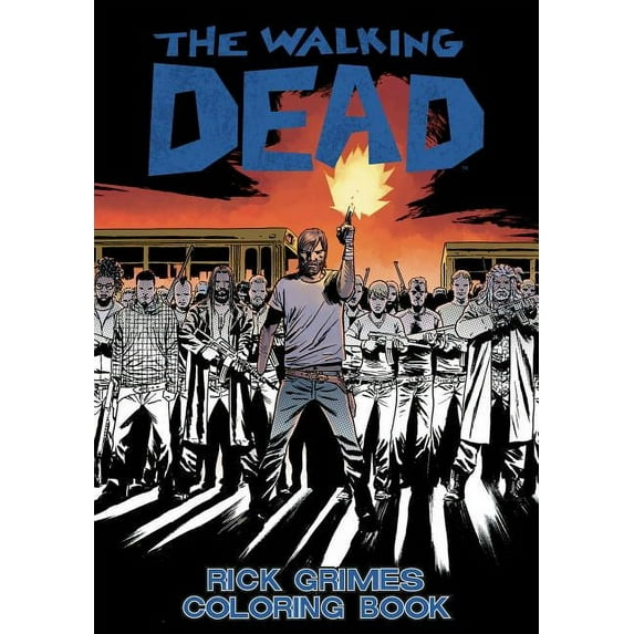 The Walking Dead: Rick Grimes Adult Coloring Book (Paperback)