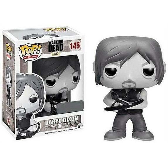 Funko, Pop! Television, The Walking Dead, Exclusive Daryl Dixon Black & White Figure #145