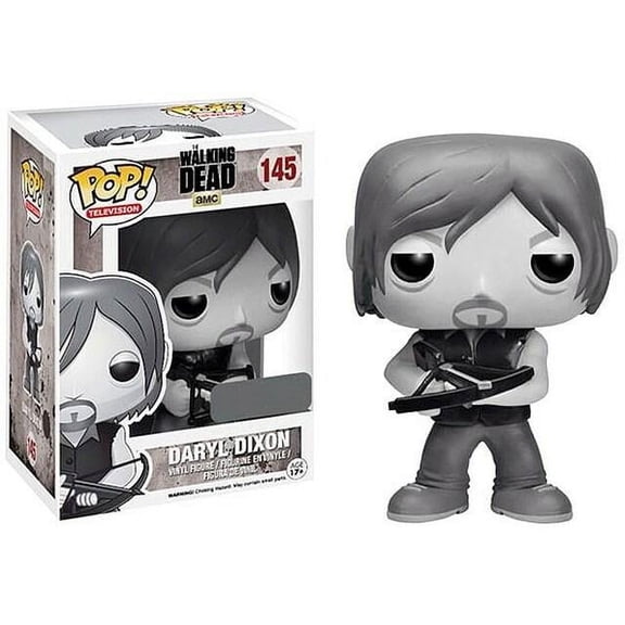 Funko, Pop! Television, The Walking Dead, Exclusive Daryl Dixon Black & White Figure #145