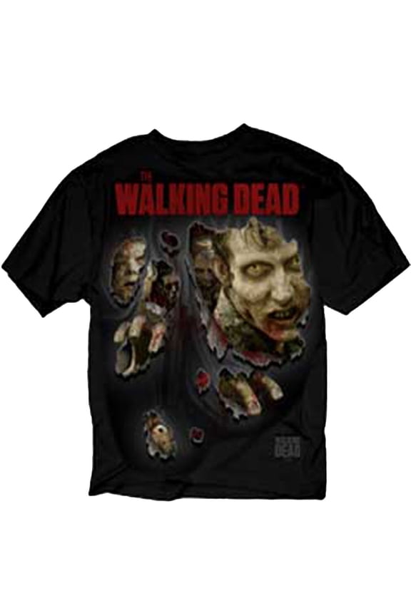 Walkers About To Rip Through Adult T-Shirt