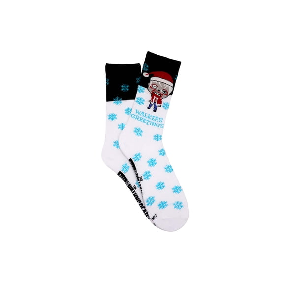 The Walking Dead Walkers Greetings Holiday Crew Socks