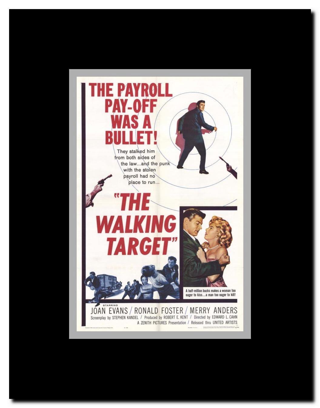 The Walking Target Framed Movie Poster