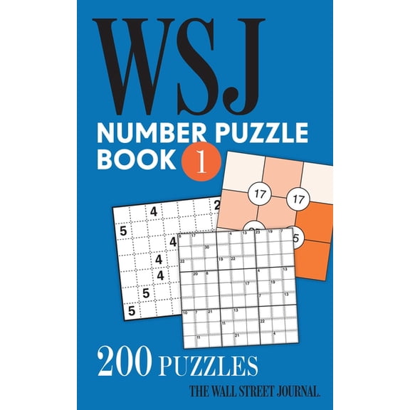 The Wall Street Journal Number Puzzle Book 1: 200 Puzzles, (Paperback)