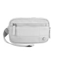 thumbnail image 1 of The ' Wallet 2nd Gen Nylon Quilted 3-Zipper Wristlet Wallet for Women with ID Window, 1 of 3