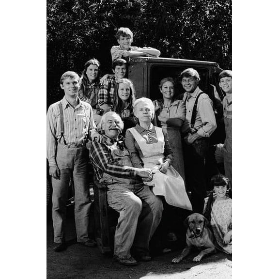 The Waltons Richard Thomas Michael Learned & cast from 4th season 24x36 Poster
