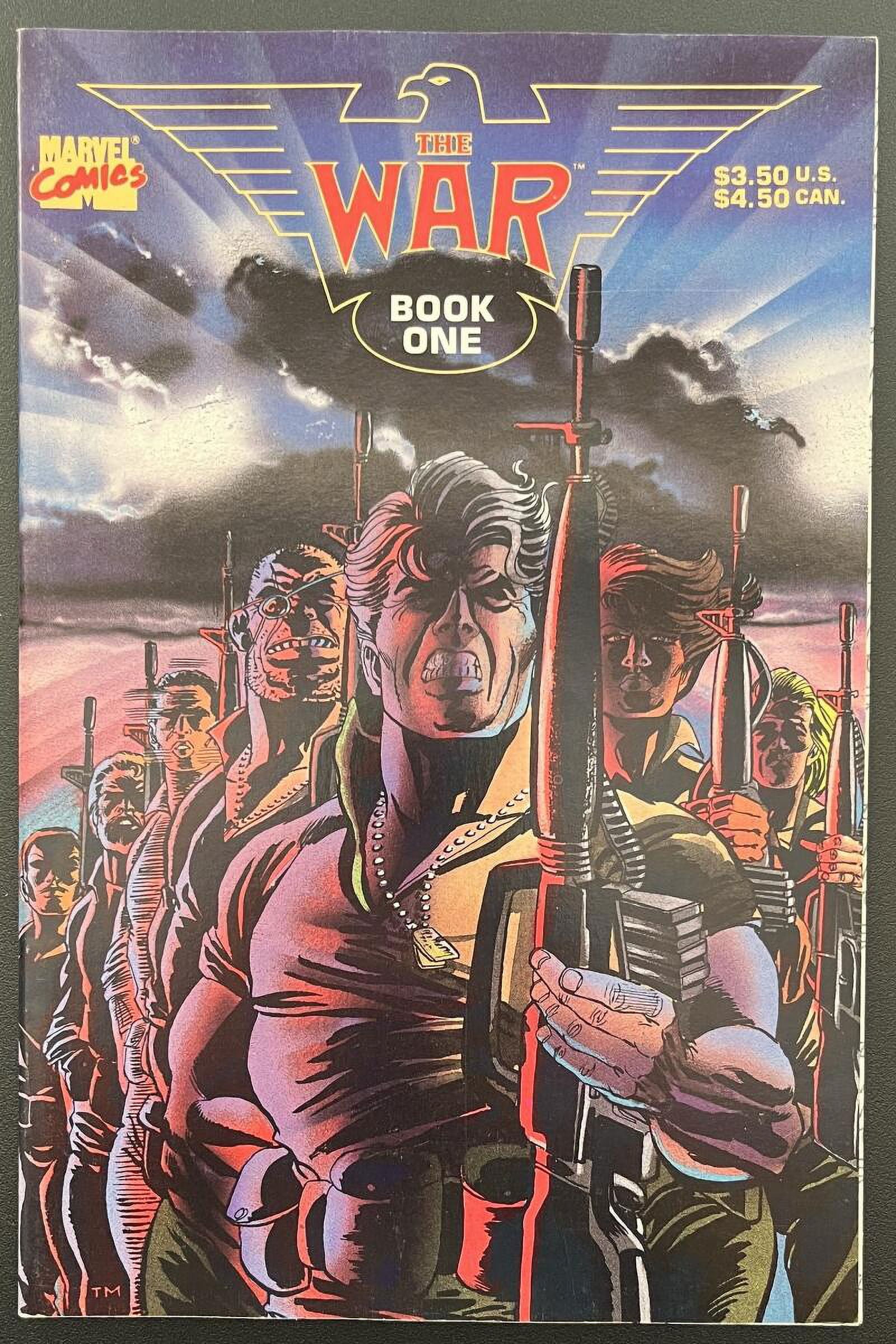 The War Book One Marvel Comic Book Aug. 1989 Modern