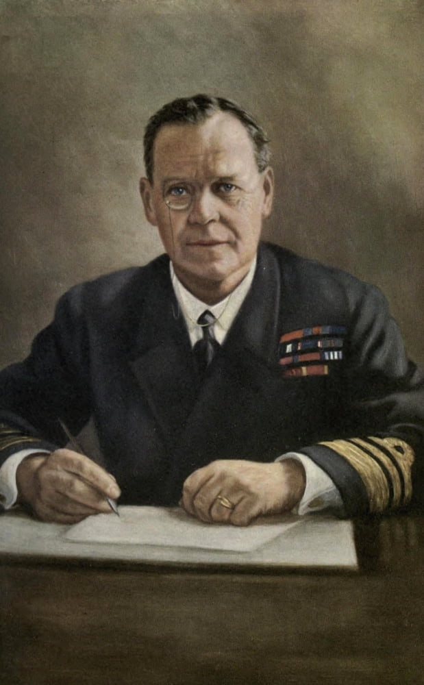 The War Illustrated 1915 Admiral of the Fleet Rosslyn Erskine Wemyss Canvas Art - Unknown (24 x 36)