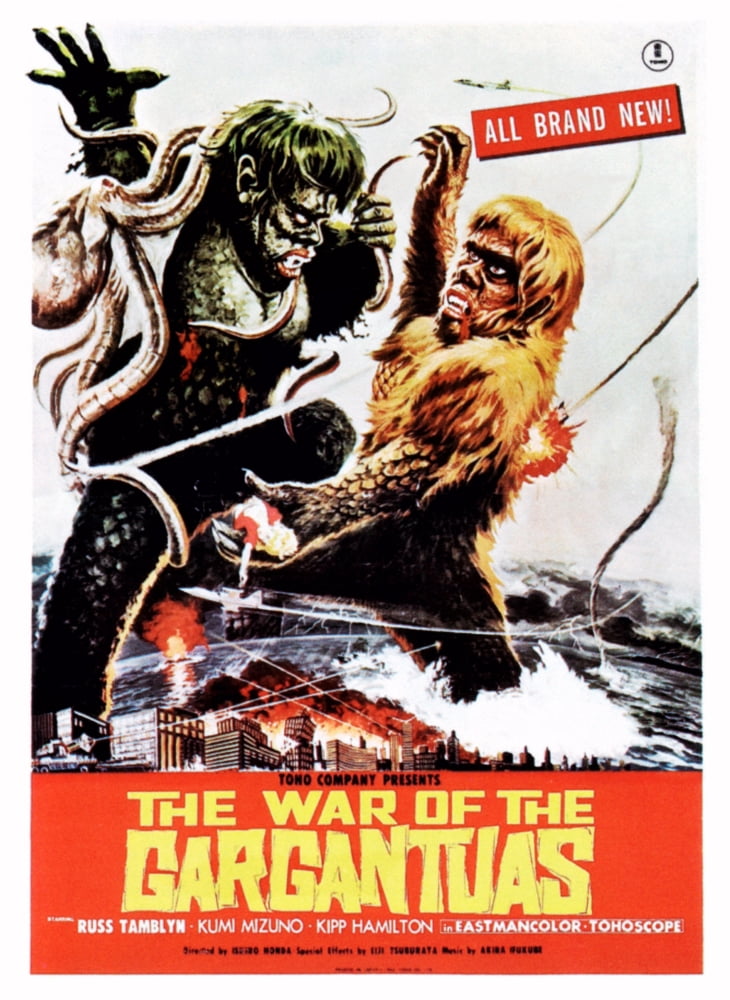 The War Of The Gargantuas Canvas Art - (11 x 17)