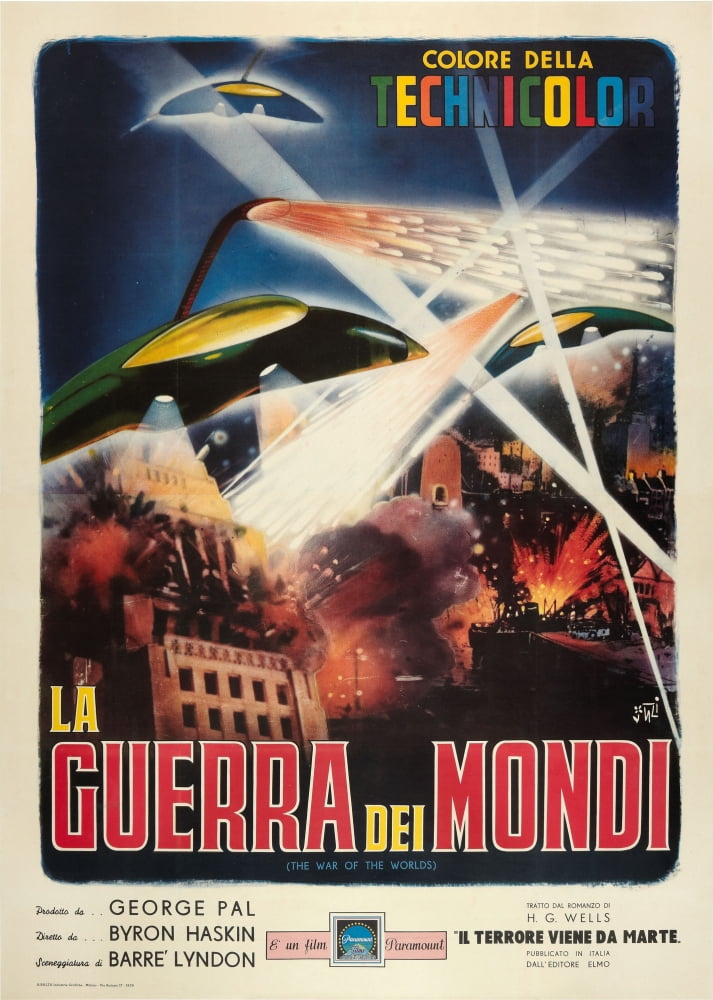 The War Of The Worlds Canvas Art - (11 x 17)