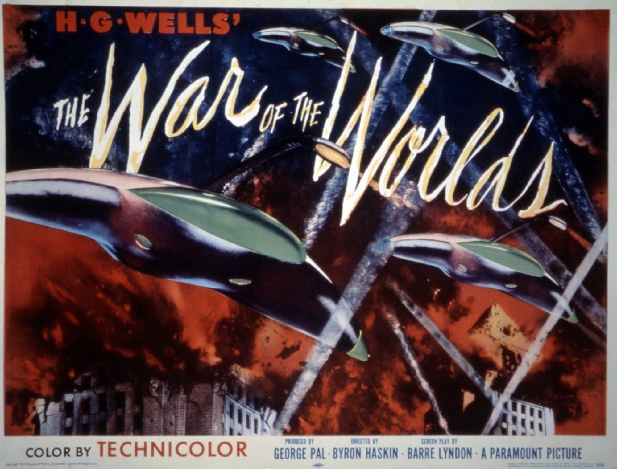 The War Of The Worlds Canvas Art - (28 x 22)