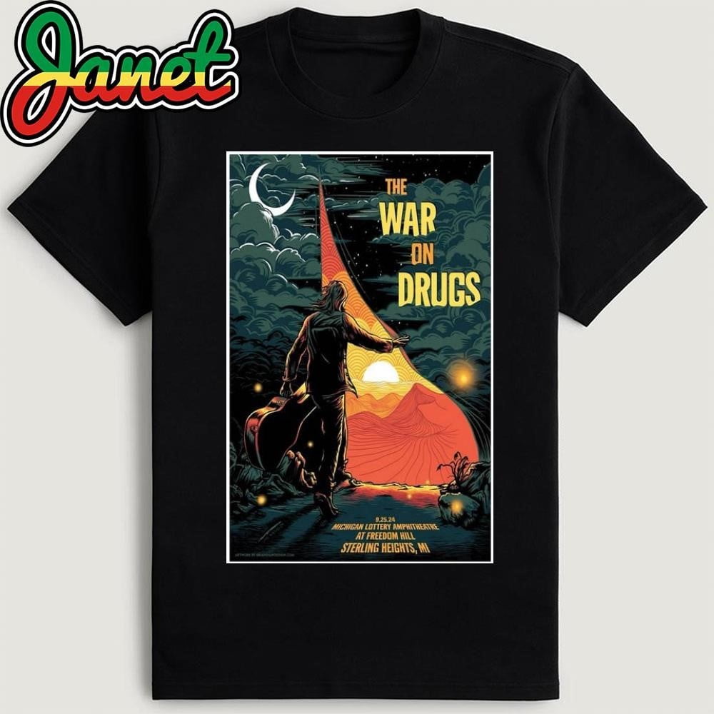 The War On Drugs In Sterling Heights Mi On September 25 2024 Poster