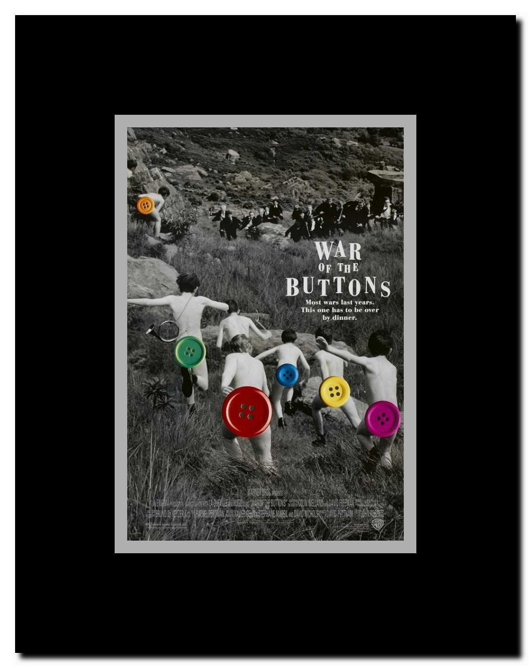 The War of the Buttons Framed Movie Poster