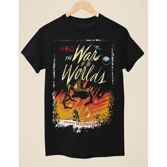 The War of the Worlds (1953) - Movie Poster inspired Unisex Black T-Shirt