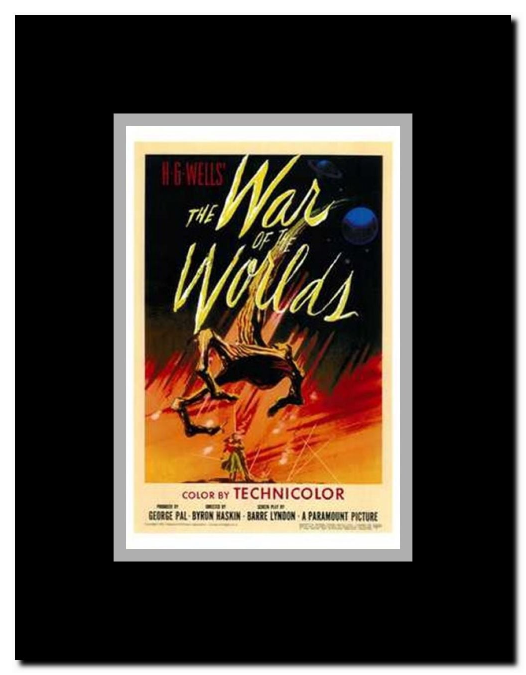 The War of the Worlds Framed Movie Poster