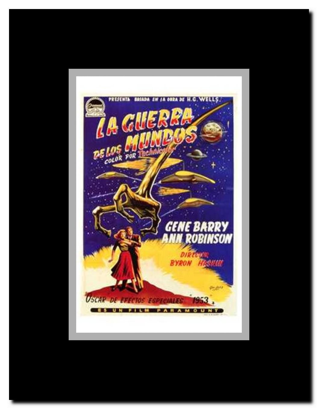 The War of the Worlds Framed Movie Poster