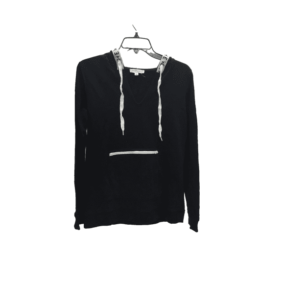 The Warm Up by Jessica Simpson Women's Branded Hoodie, Jet Black, XS