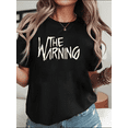thumbnail image 1 of The Warning Band Concert Music Lover Retro Tour Aesthetic Vibes Unisex T-Shirt V15880, up to Size 5XL, 1 of 2