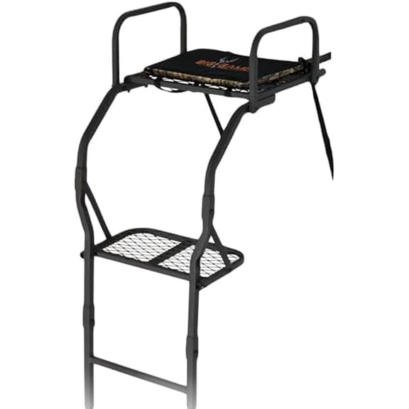 The Warrior Pro 1 Person Deer Hunting Climbing Tree Stand for Whitetail Deer and Elk Hunting, 300 Pound Capacity, Black$$Other