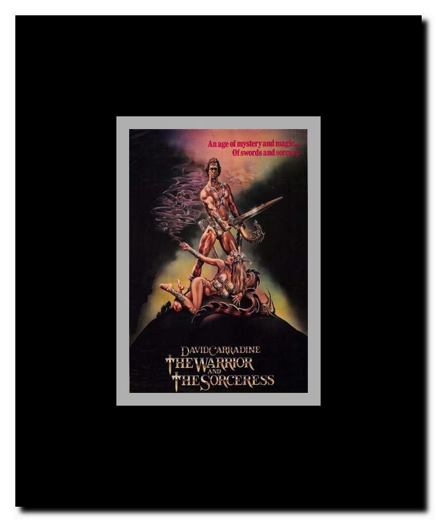The Warrior & the Sorceress Framed Movie Poster