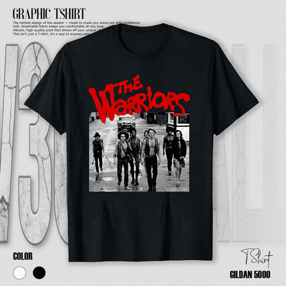 The Warriors 1979 Movie Gang Baseball Cult Classic Urban Retro Art Unisex T-Shirt V11419, up to size 5XL
