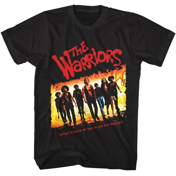 The Warriors - Tonight Theyre All Out - American Classics - Adult Short Sleeve T-Shirt