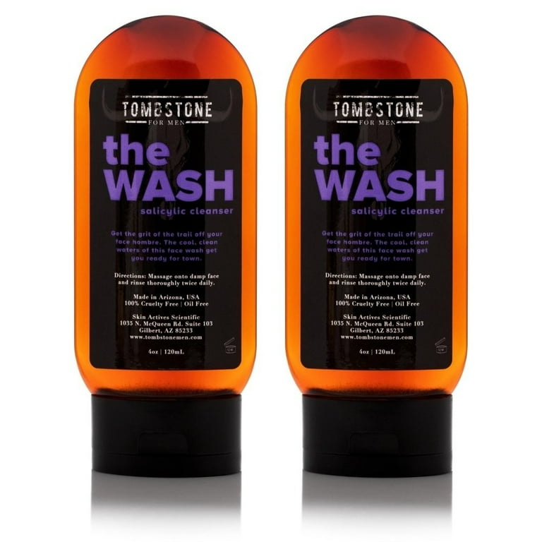 The Wash Vegan Salicylic Cleanser 100 Cruelty Free and Oil Free 2 Pack