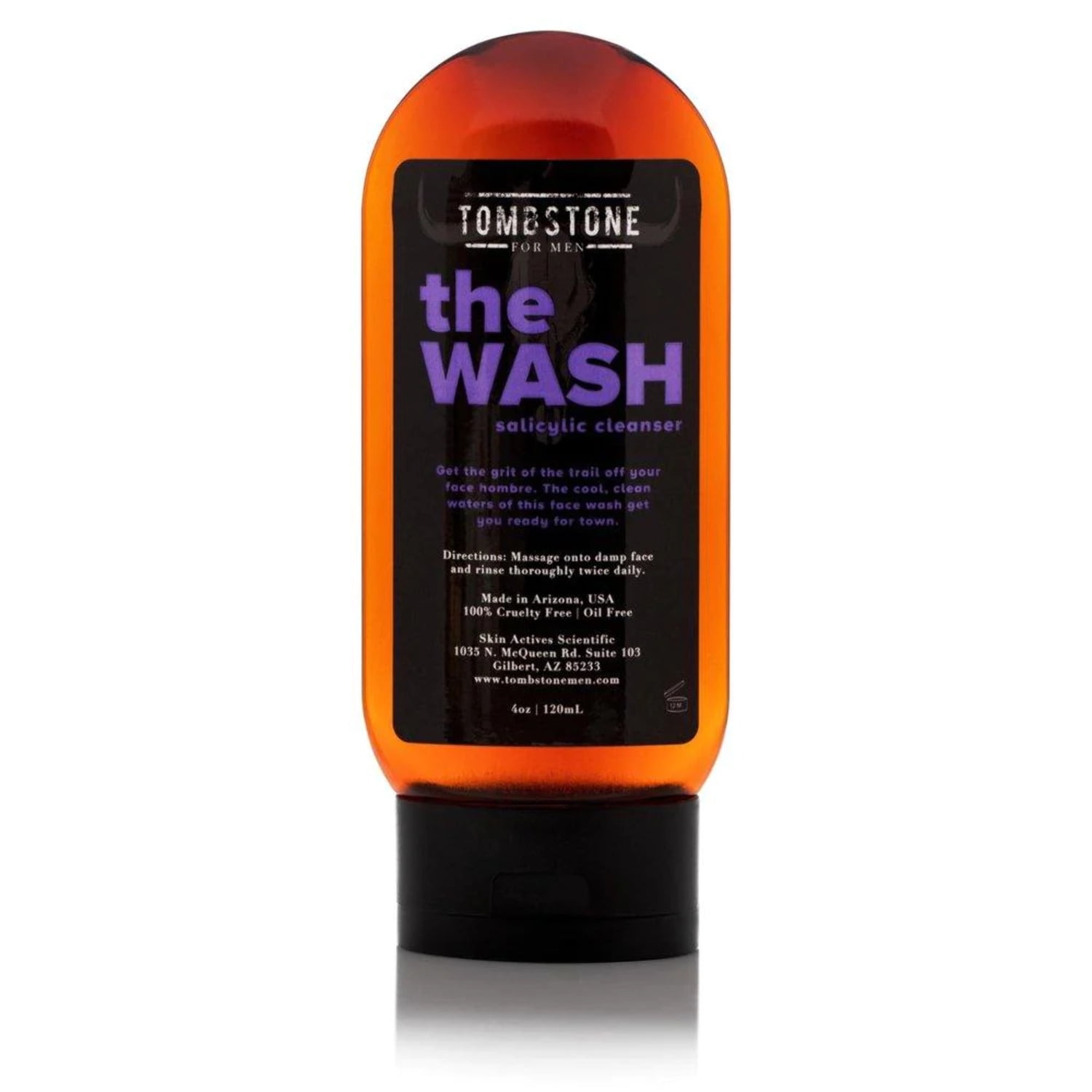 The Wash - Vegan Salicylic Cleanser - 100% Cruelty Free Oil Free - 4 fl oz