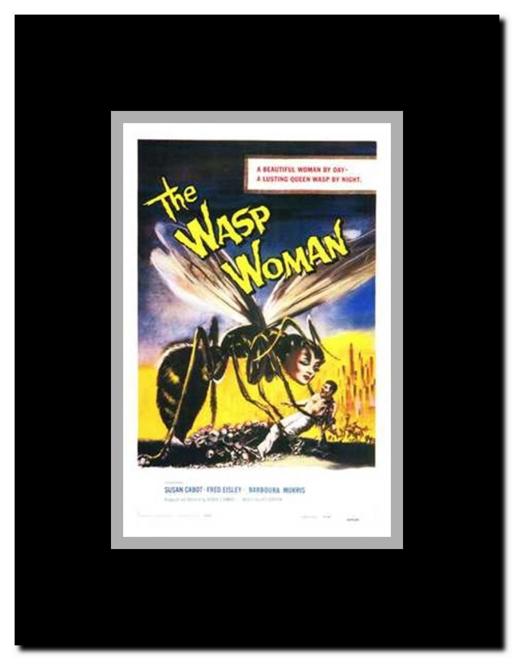 The Wasp Woman Framed Movie Poster