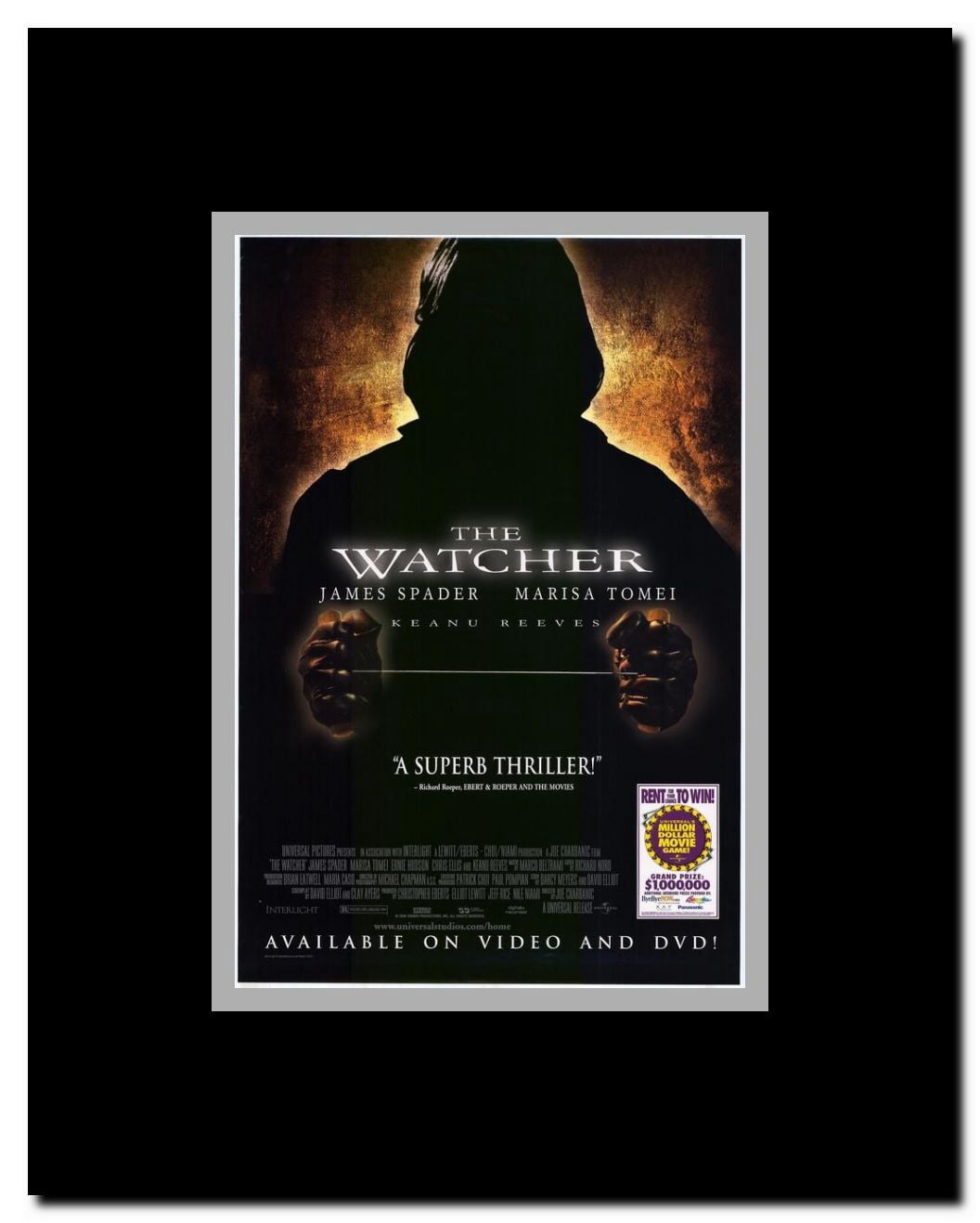 The Watcher Framed Movie Poster