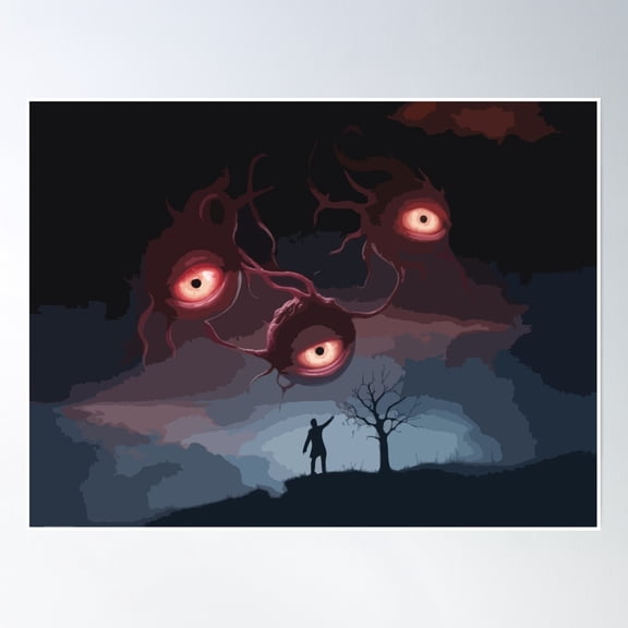 The Watcher Poster Wall Art, Modern Wall Decor, 24x36 UNFRAMED