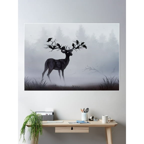 The Watchers Poster Wall Art, Modern Wall Decor For Living Room Bedroom, 8x12 UNFRAMED