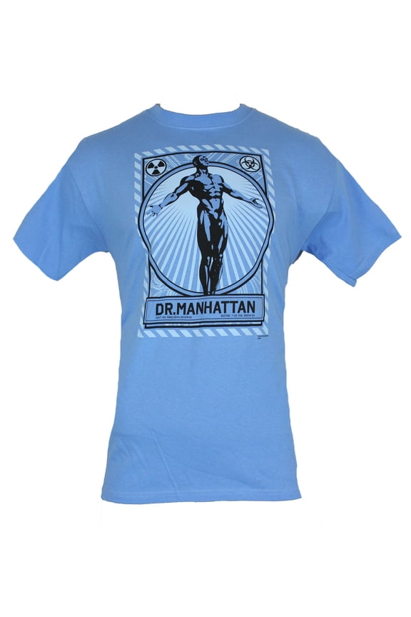 The Watchmen Mens T-Shirt -Atomic Power Pose Stylized Box Image (2X-Large)