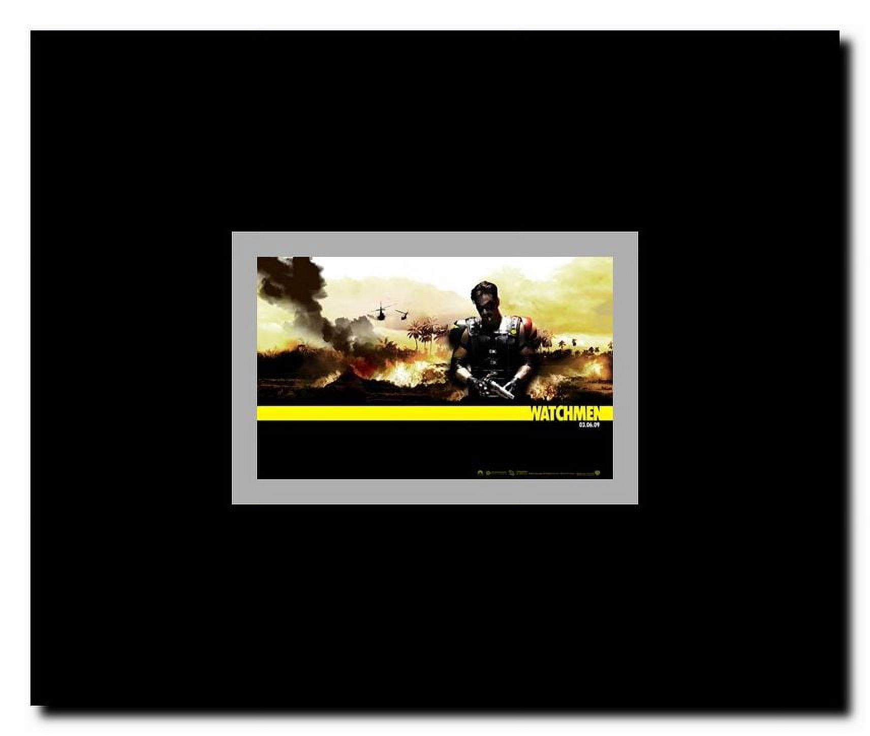 The Watchmen - style AC Framed Movie Poster