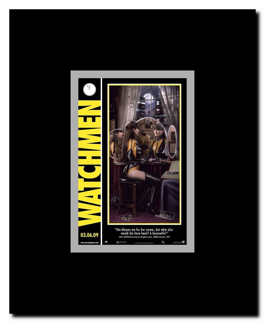 The Watchmen - style F Framed Movie Poster