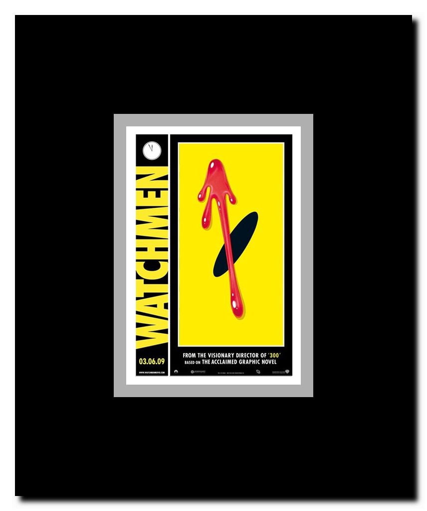 The Watchmen - style N Framed Movie Poster
