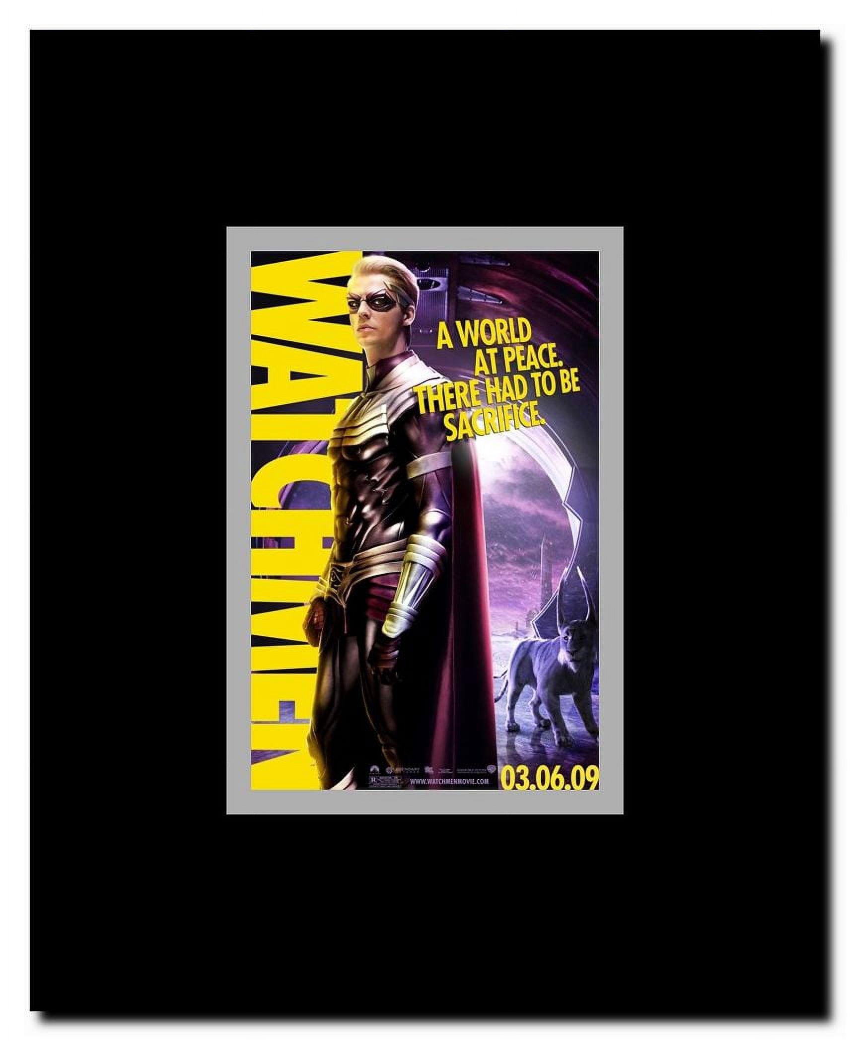 The Watchmen - style Q Framed Movie Poster