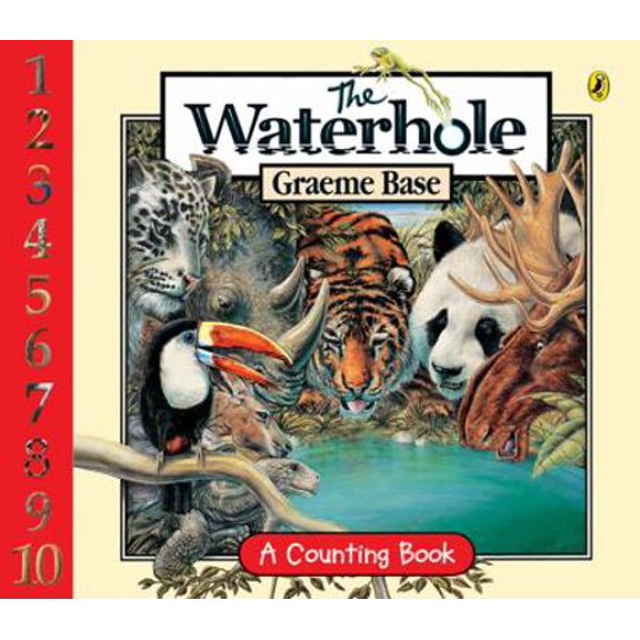 Pre-Owned The Water Hole: A Counting Book (Board book) 0810972468 9780810972469