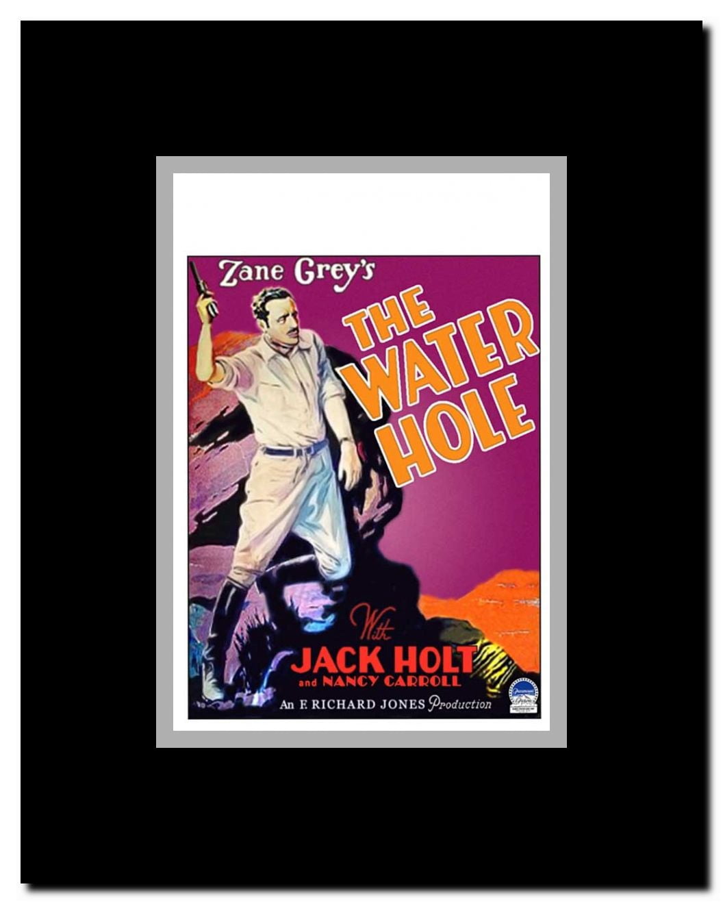 The Water Hole Framed Movie Poster