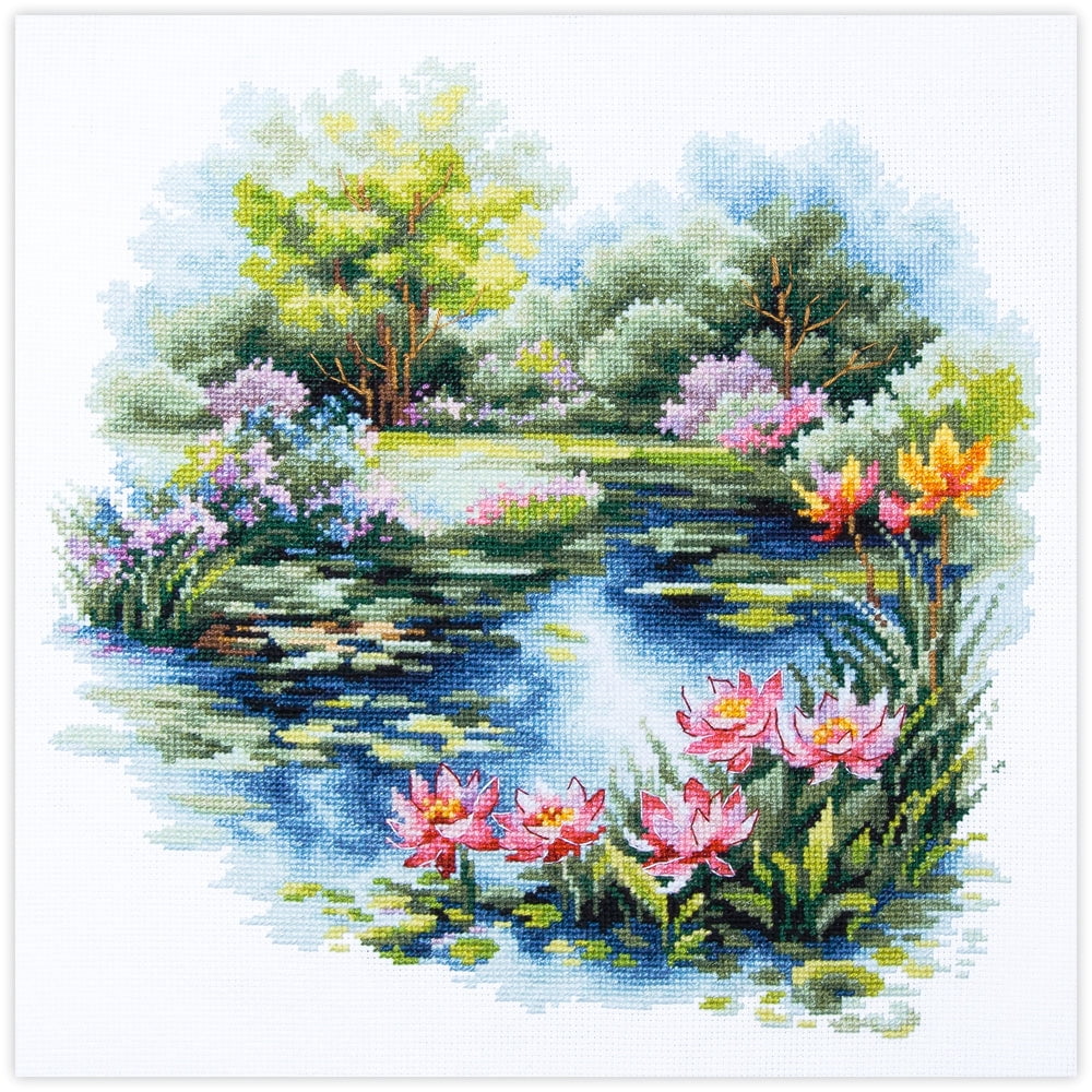 The Water Lily Pond 70-38 Counted Cross-Stitch Kit