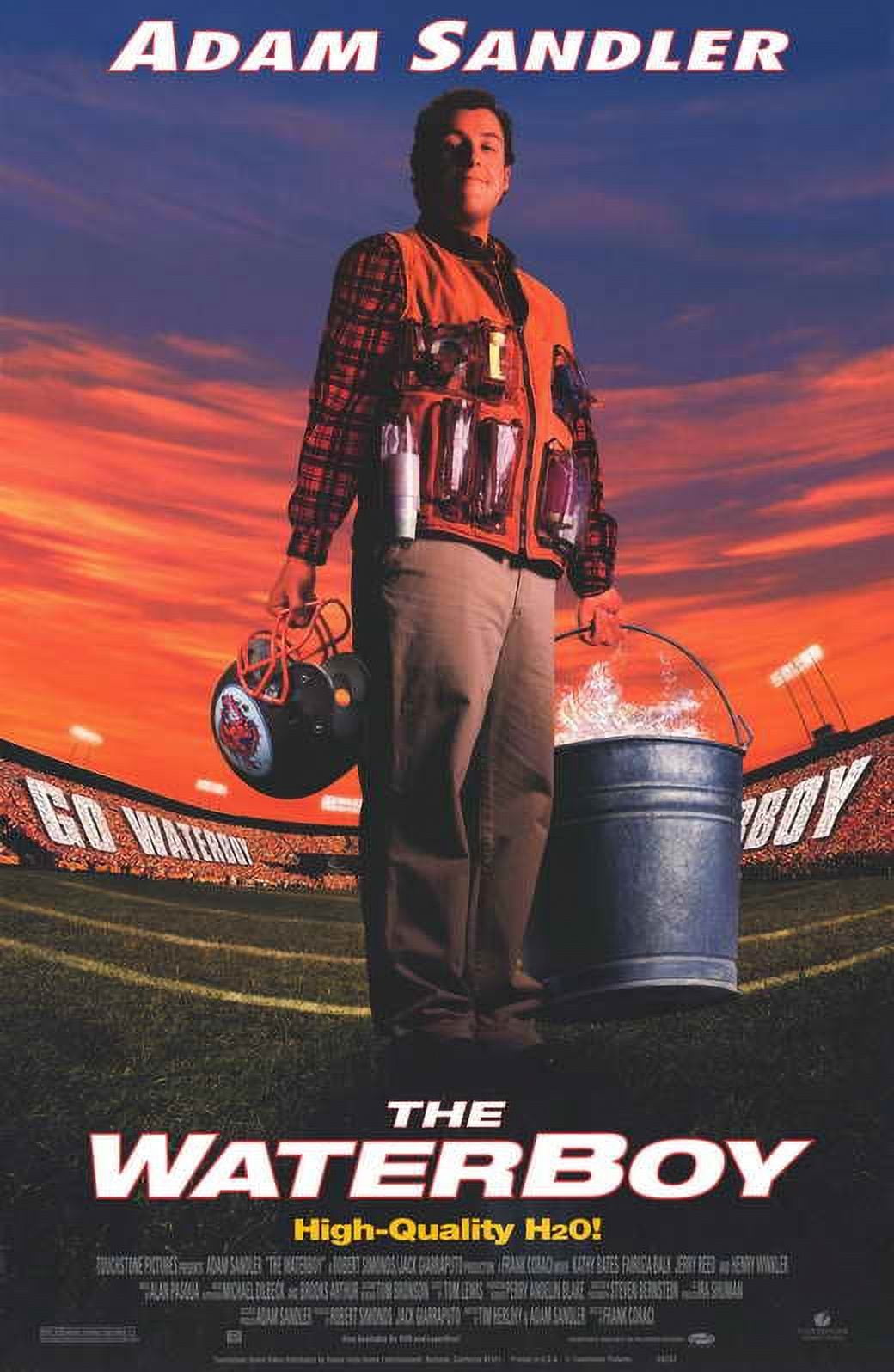 WATERBOY　　特大Ｂ０サイズポスター入手困難非売品グッズ The Waterboy Movie Poster Print (11 x 17) - Walmart.com