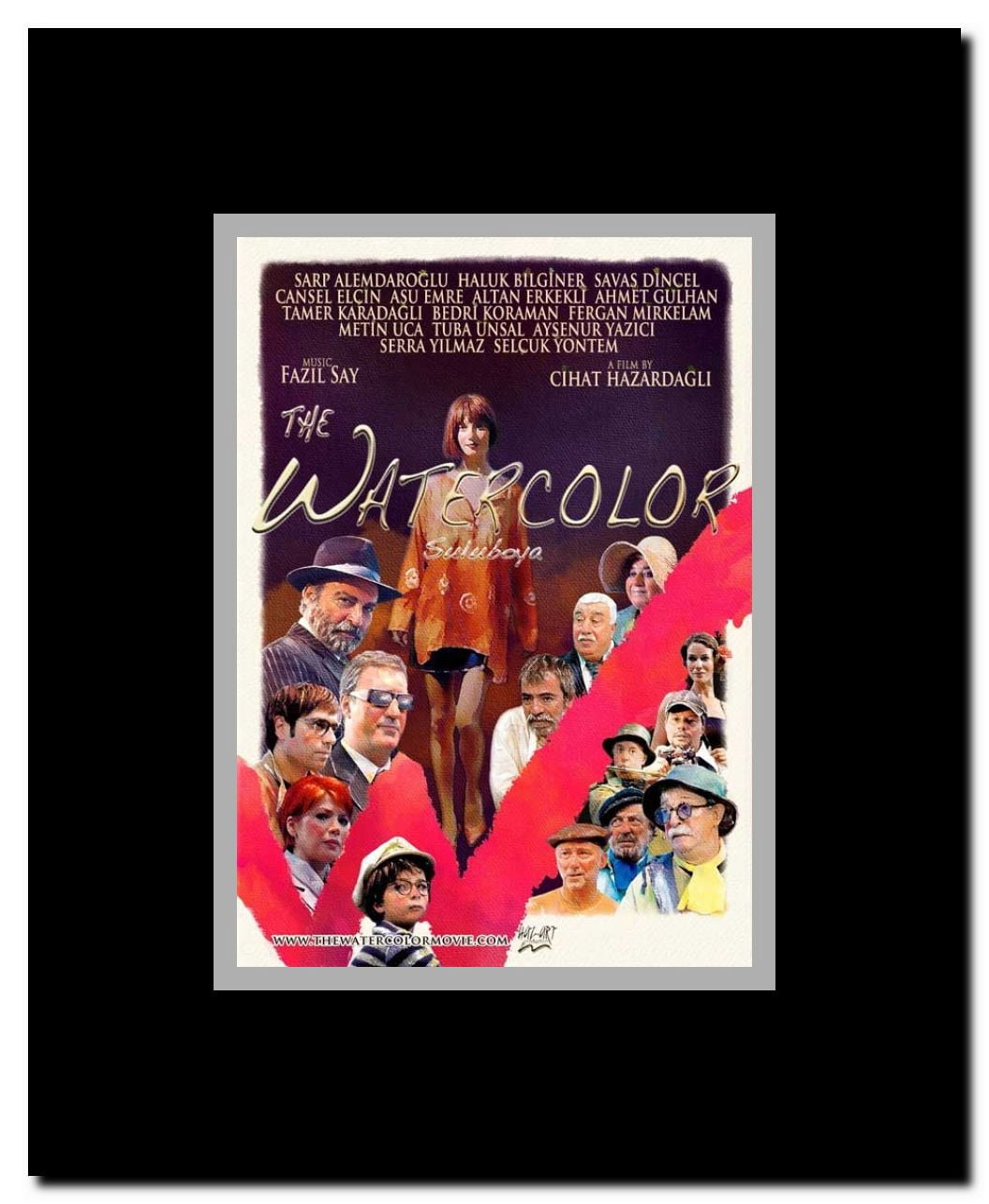 The Watercolor Framed Movie Poster