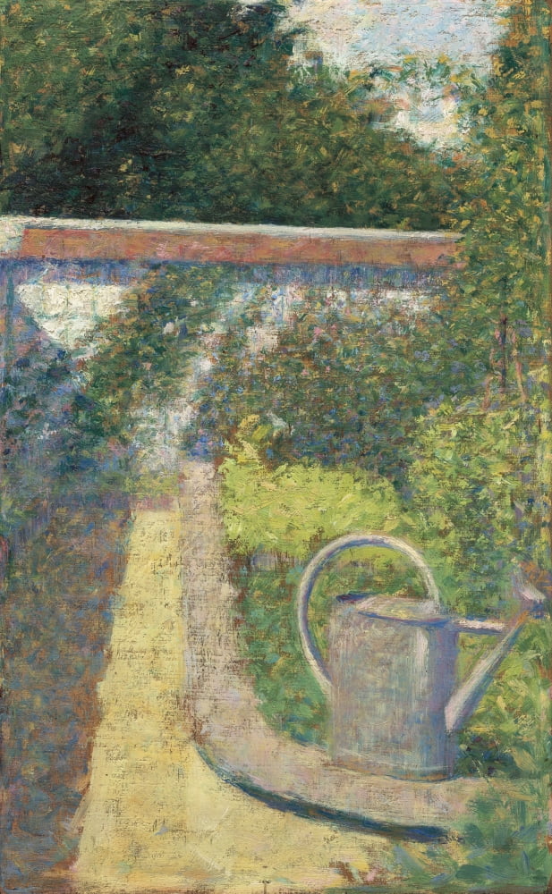 The Watering Can-Garden At Le Raincy Canvas Art - (18 x 24)