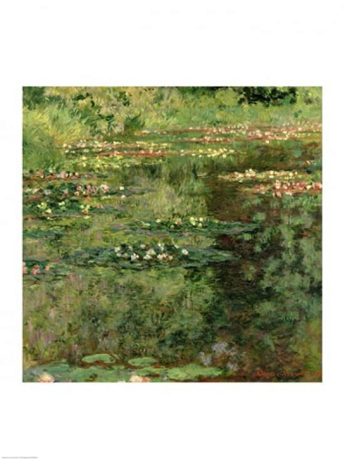 The Waterlily Pond 1904 Canvas Art - Claude Monet (18 x 24)