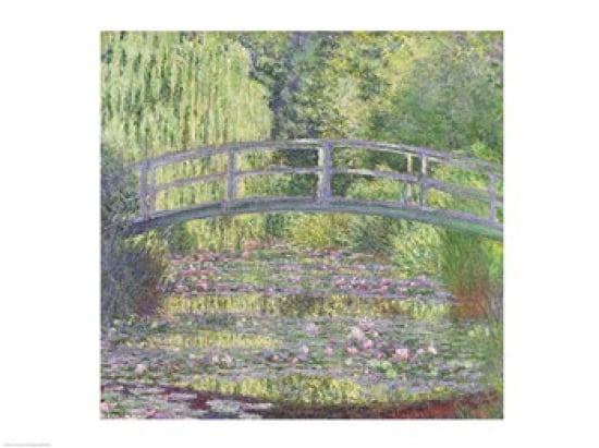 The Waterlily Pond Green Harmony 1899 Canvas Art - Claude Monet (24 x 18)