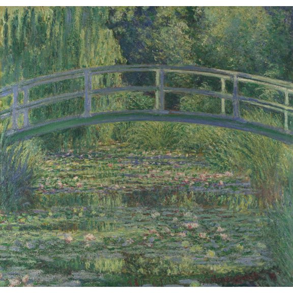 The Waterlily Pond Pink Harmony by Claude Monet Framed Art Classical Art